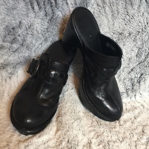 Born Leather Clogs